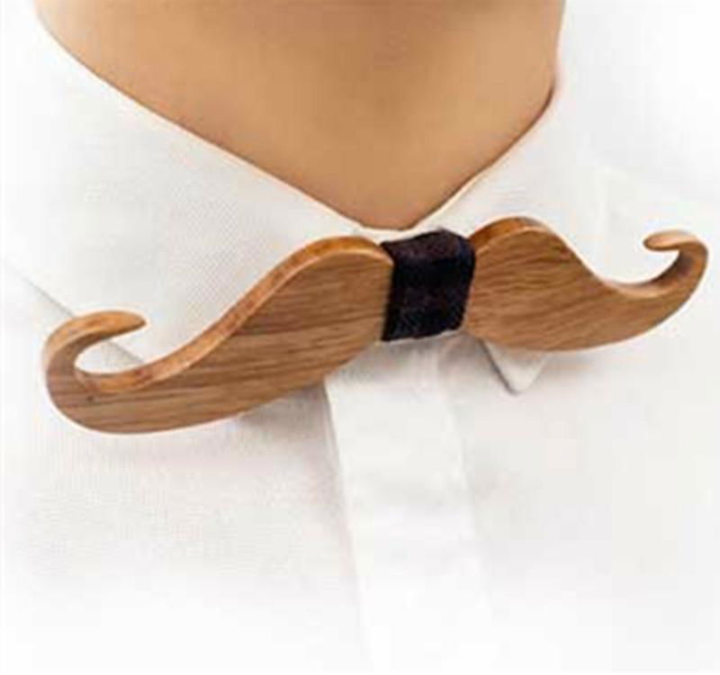2019 Promotional Items Handmade wooden bow tie for man's suit 2