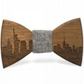 2019 Promotional Items Handmade wooden bow tie for man's suit