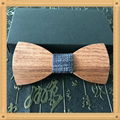 2019 Promotional Items Handmade wooden bow tie for man's suit