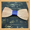 New Design fashion customized wooden bow tie for wedding 