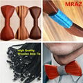 MBT216 New Design fashion 3D customized redwood wooden bow tie for wedding  4