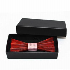 MBT4002 New Design fashion 4D customized wooden bow tie for man