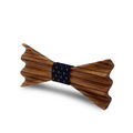 MBT4002 New Design fashion 4D customized wooden bow tie for man 7