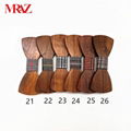 Discount fashion changeable customized wooden bow tie for man's suit