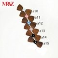 Discount fashion changeable customized wooden bow tie for man's suit 12