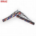 Fashion colorful handmade wooden metal tie clips for men 2