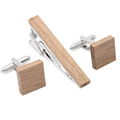 Fashion colorful handmade wooden metal tie clips for men 5