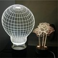 Creative home decor ebay china Wooden 3D led desk lamp Night Light