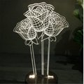 Creative home decor ebay china Wooden 3D led desk lamp Night Light