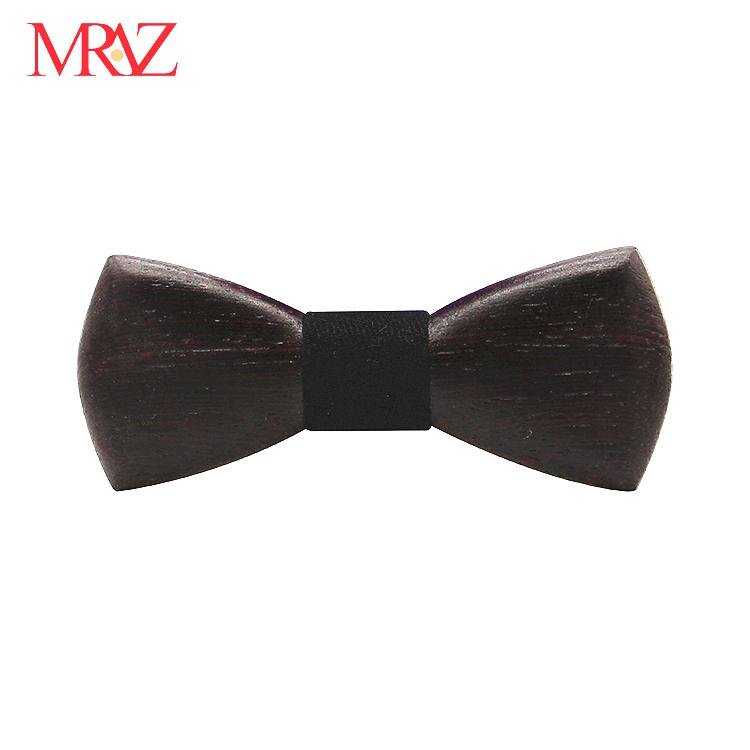 MBT220 business gifts fashion 3D customized checkenwood wooden bow tie for man 3