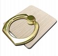  Popular new design wooden buckle ring for mobile phone 