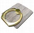  Popular new design wooden buckle ring for mobile phone 