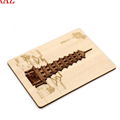  Plywood laser cutting Christmas tree decoration festival supplies wood card 8