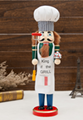 38cm Christmas wooden DIY custom nutcracker doll 
