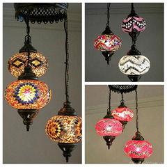 NEW Desigh Handicraft Mosaic Art Turkish hanging Lamps 