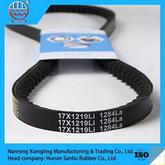 Industrial arc tooth rubber timing belt