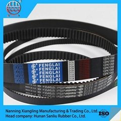 Automobile rubber timing v belt