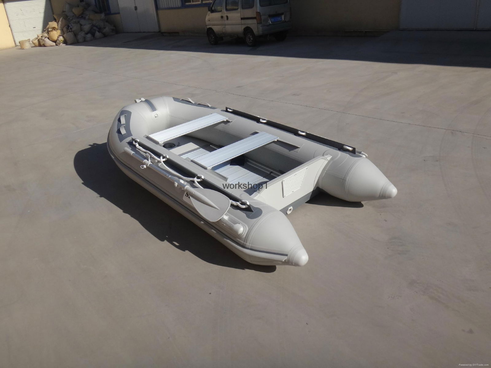 Inflatable boat for water entertainment 2