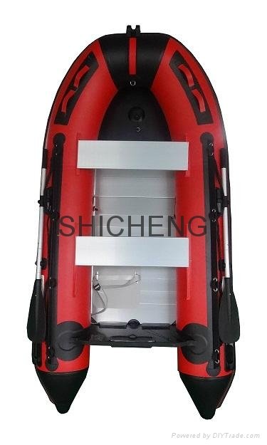 Inflatable boat for water recreation