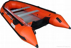 Inflatable boat for water recreation