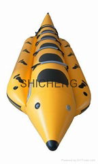 Inflatable banana boat