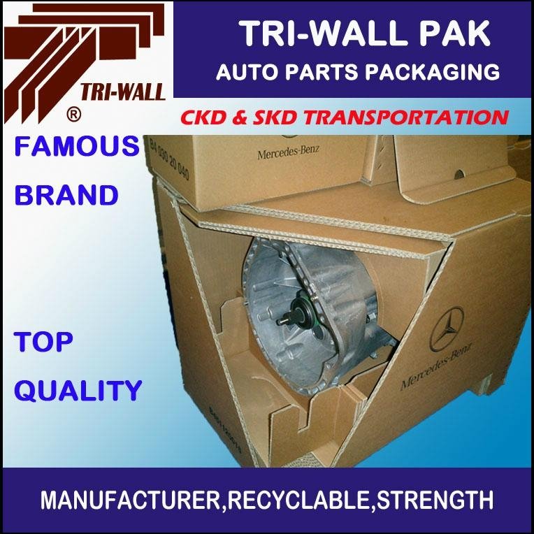 紙箱定做 汽車零部件包裝箱 SKD CKD 包裝箱 大型設備包裝箱