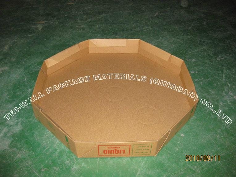 青島廠家 液體包裝箱 IBC紙箱 液體八角箱 塑料顆粒包裝箱 3
