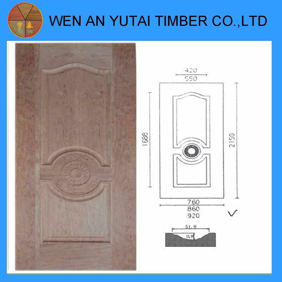 MDF&HDF molded veneer door skin 5