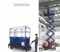 300-1000kg Vertical  trailing For repair mobile hydraulic scissor lift