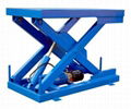 Freight elevator stationary scissor lifting machine 3