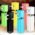 Jusyea 2 in 1 power bank with foldable AC usb wall charger