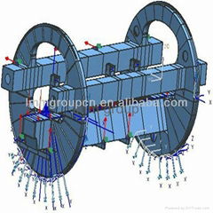 "O" type single wagon tippler with side arm charger for iron ore