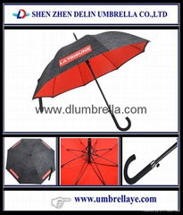 All 23inch straight umbrella with custom design