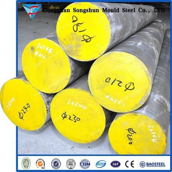 Flat Tool Steel 1.2344 steel round bar