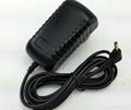 power adapter 12v1.5a 2.0*0.7 charger for tablet pc with uk us plug 1