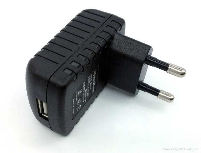 5w usb interchargeable plug adapter 5v1a