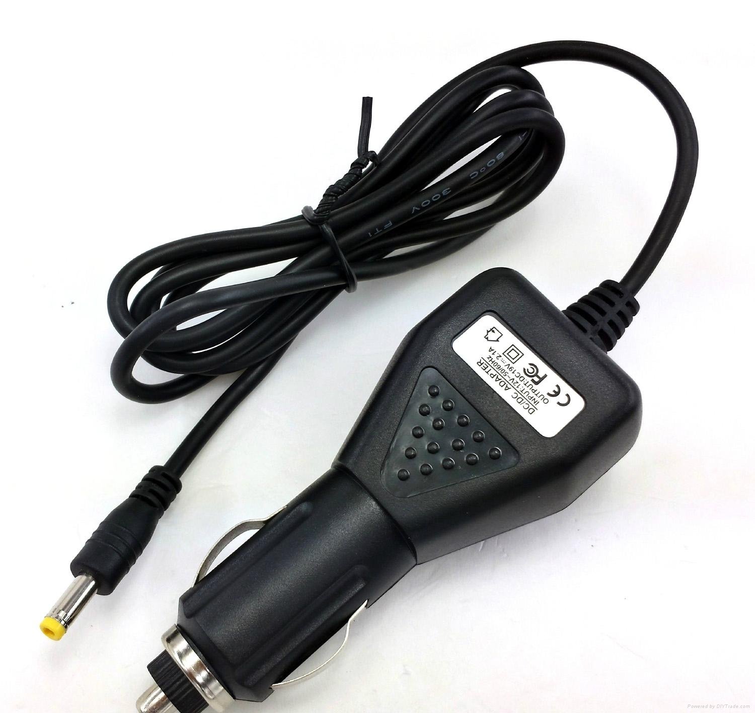 TF101 19V car charger for ultrabook with CE FCC ROHS 5