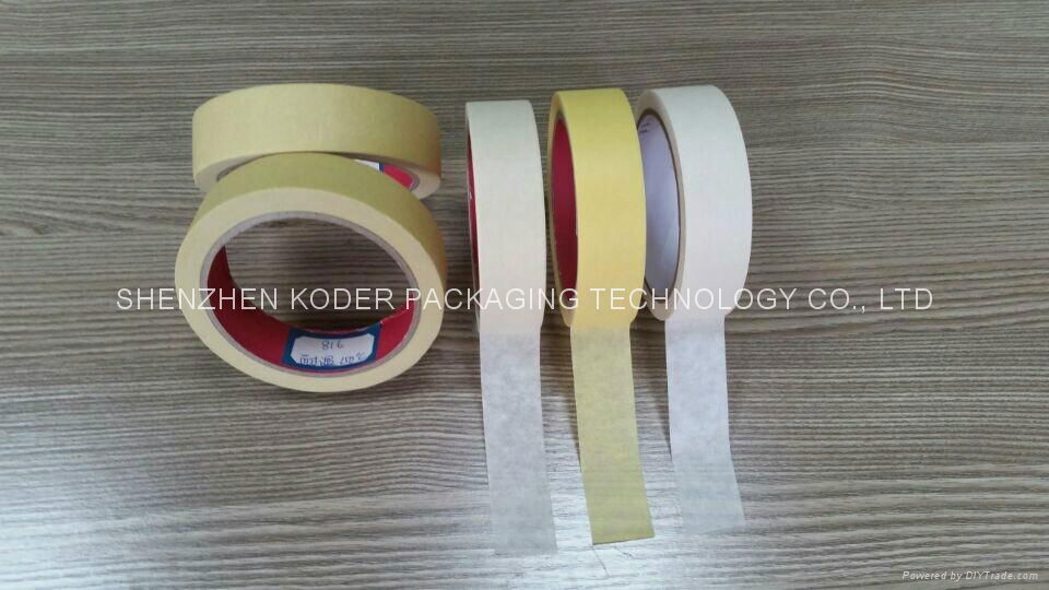 Medium temperature masking tape