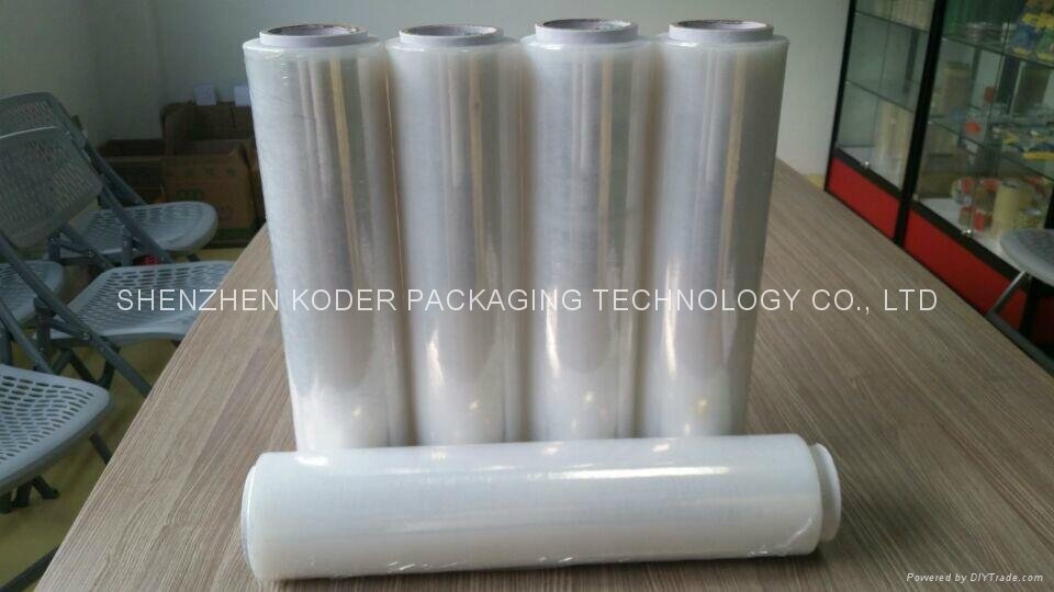 LLDPE stretch film pallet wrap plastic packaging film hand roll stretch film 