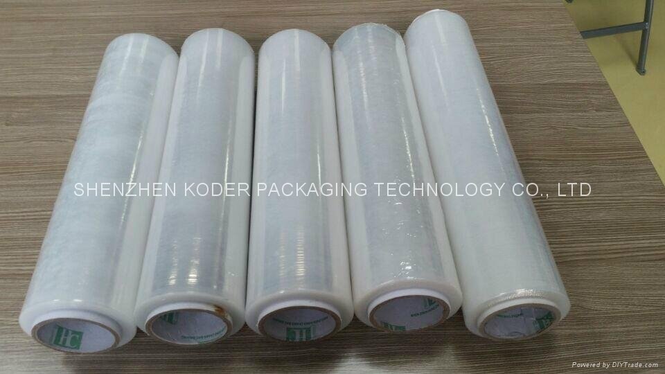LLDPE stretch film pallet wrap plastic packaging film hand roll stretch film  2