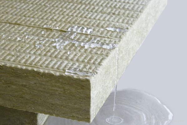 Exterior wall rock wool board