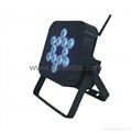 12pcs RGBW/A LED Wireless Battery Par 1