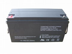 12v150ah Valve regulated lead acid battery