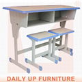 Primary School 2 People Wooden Desk And