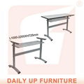 Solid Classroom Examination Wooden Table Study Table Designs Double School Desk 1