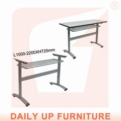 Solid Classroom Examination Wooden Table Study Table Designs Double School Desk