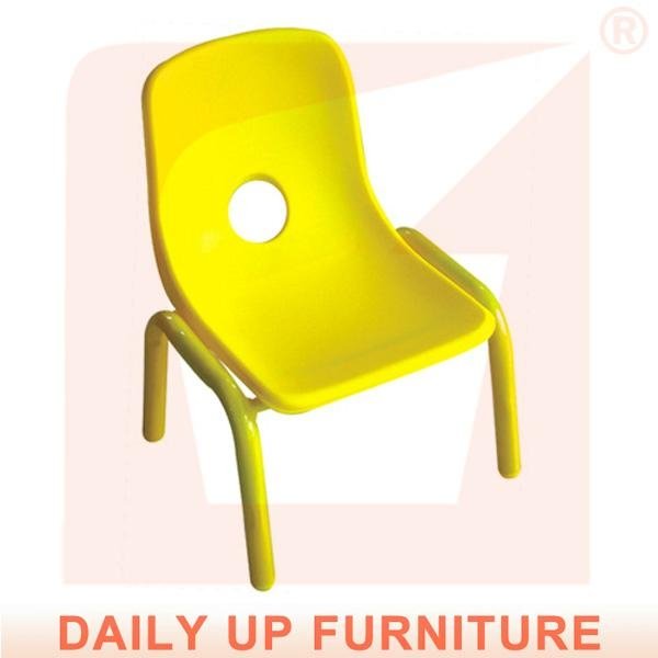 Kids Stackable Chairs PP+ Metal Frame Kindergarten Furniture Baby Furniture