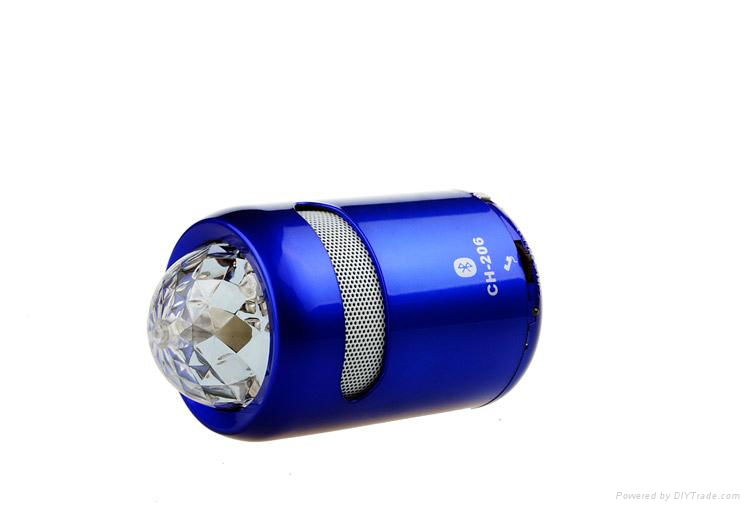 2015 Best super bass bluetooth mp3 speaker mini bluetooth speaker with led light