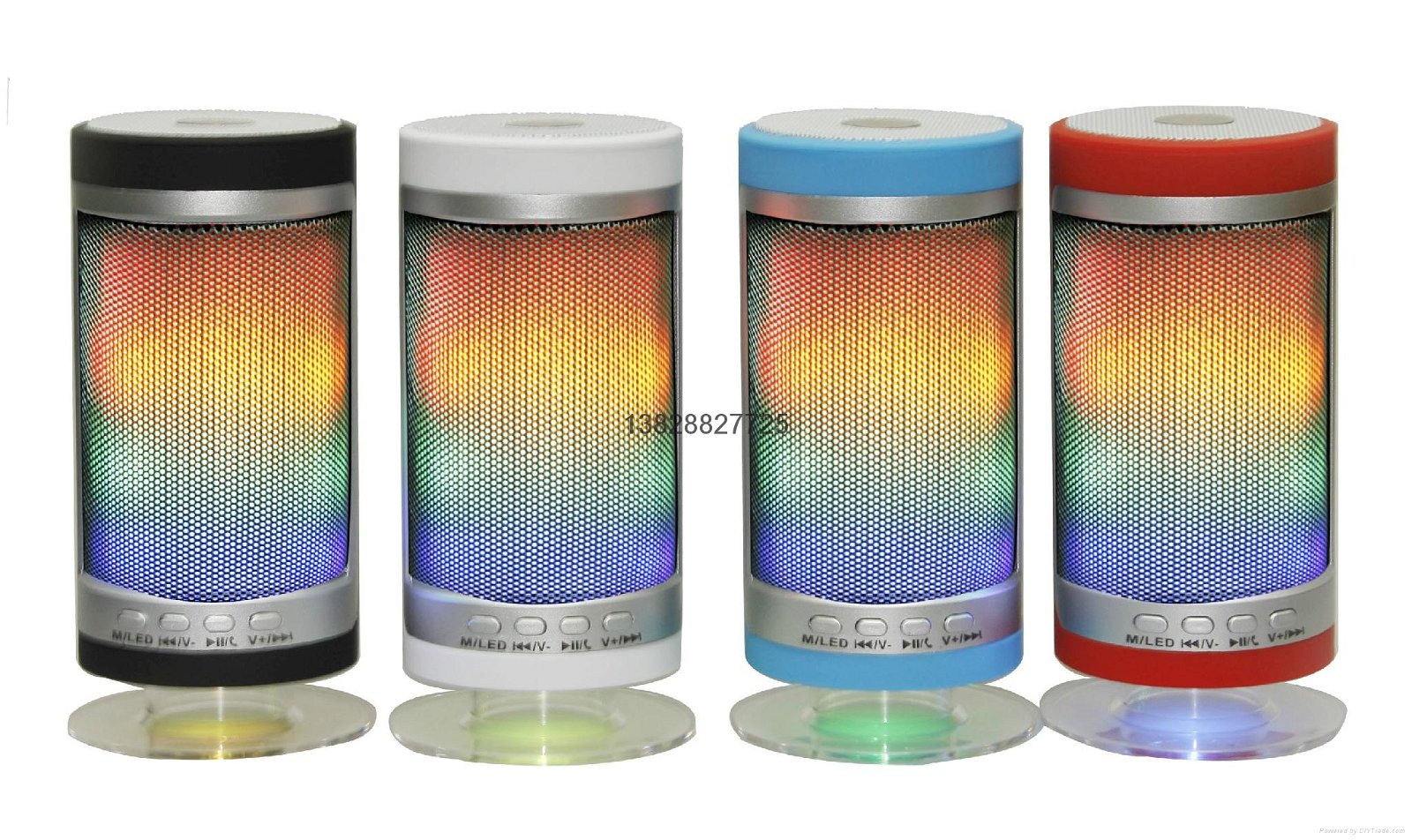 New arrival shenzhen 2015 bluetooth speaker with led light 5