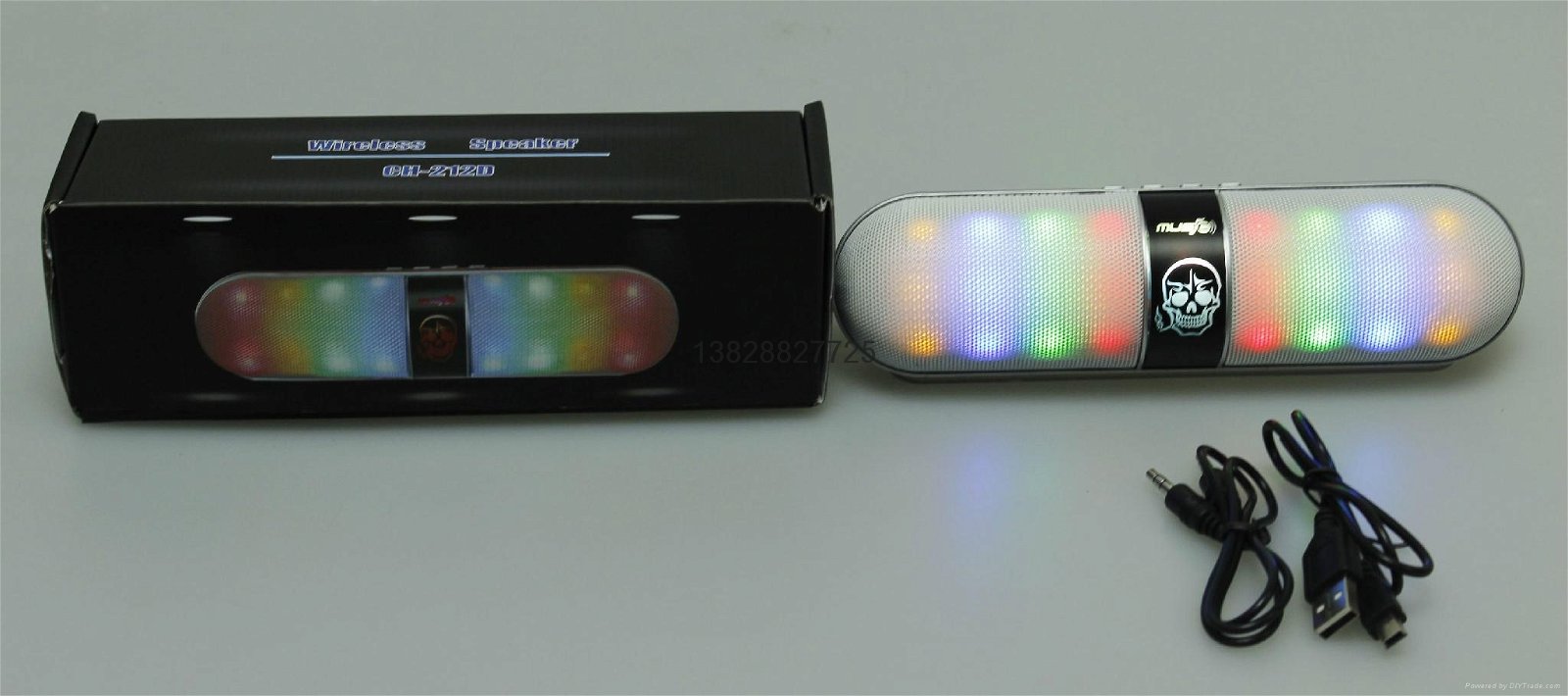 New led portable wireless bluetooth speaker made 2